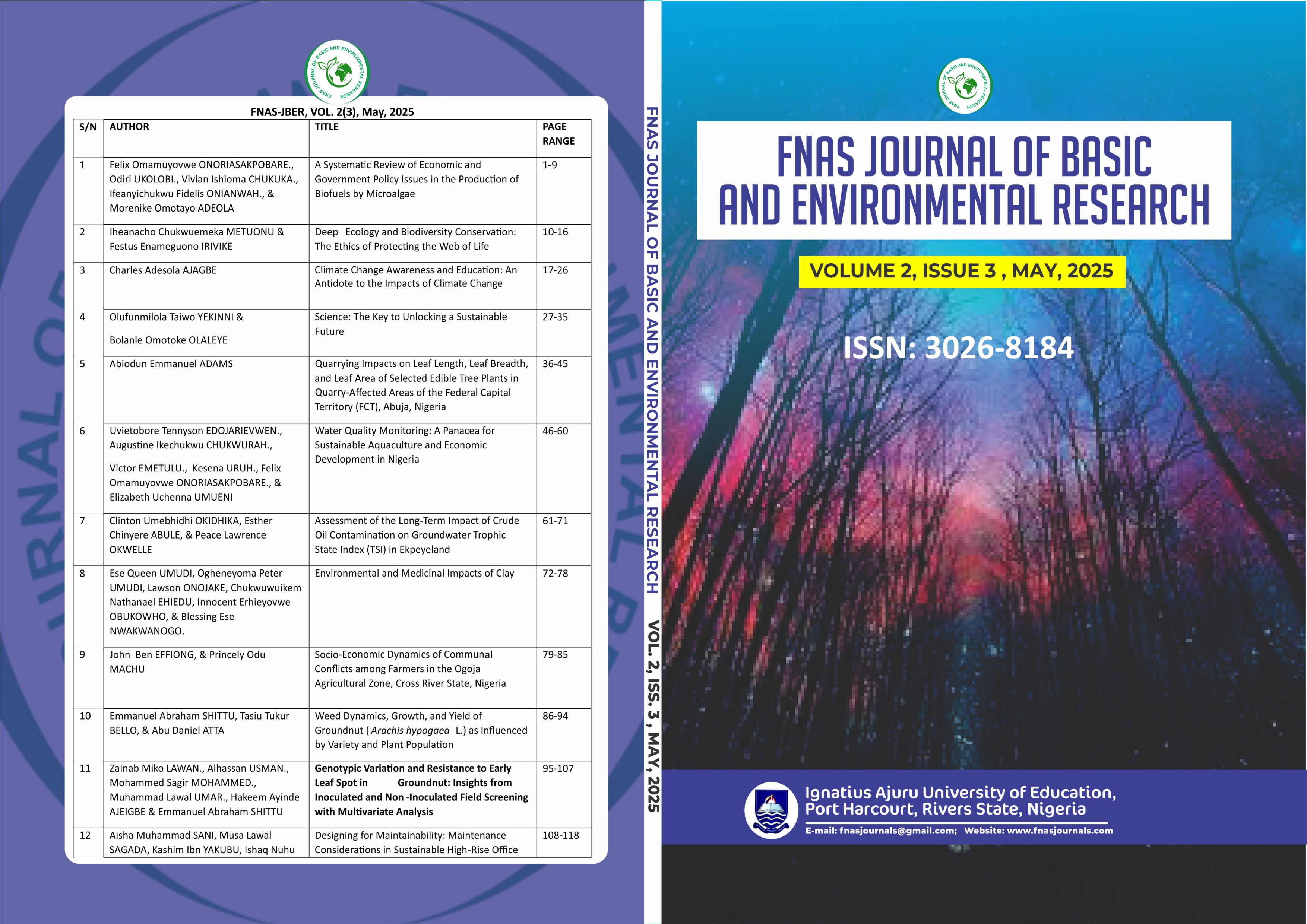 					View Vol. 2 No. 3 (2025): 2025-FNAS-JBER-2-3
				